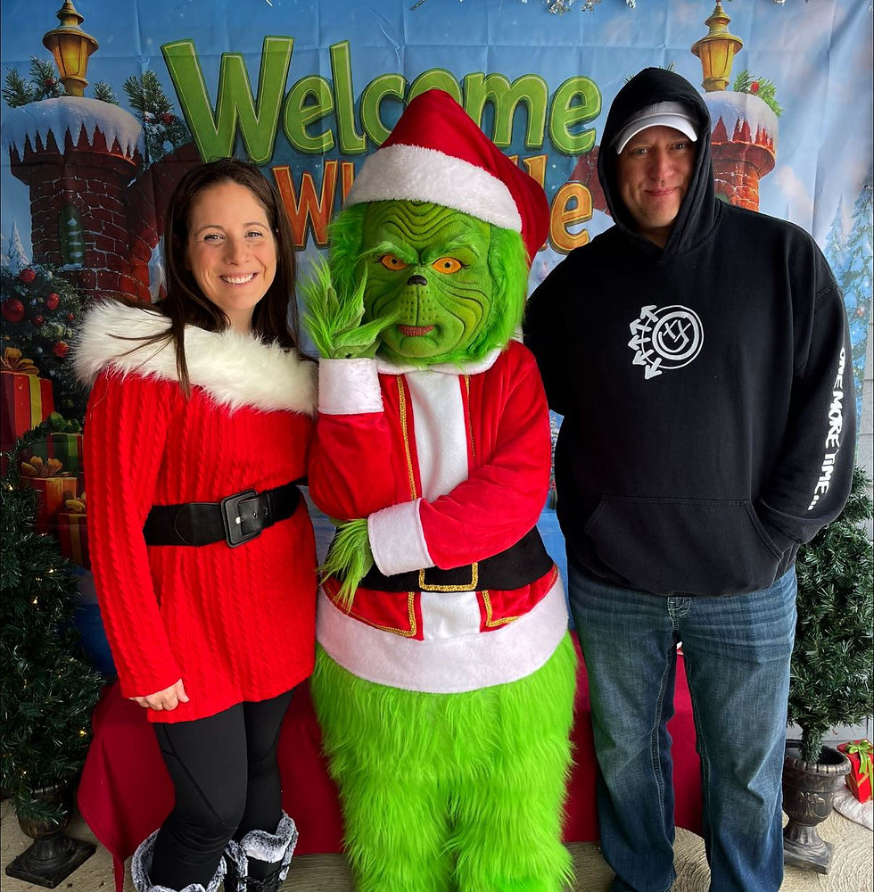 Thumbnail: Hire a grinch party character, Book a grinch Christmas costume character Grove City, Canal Winchester, Chillicothe, Lancaster