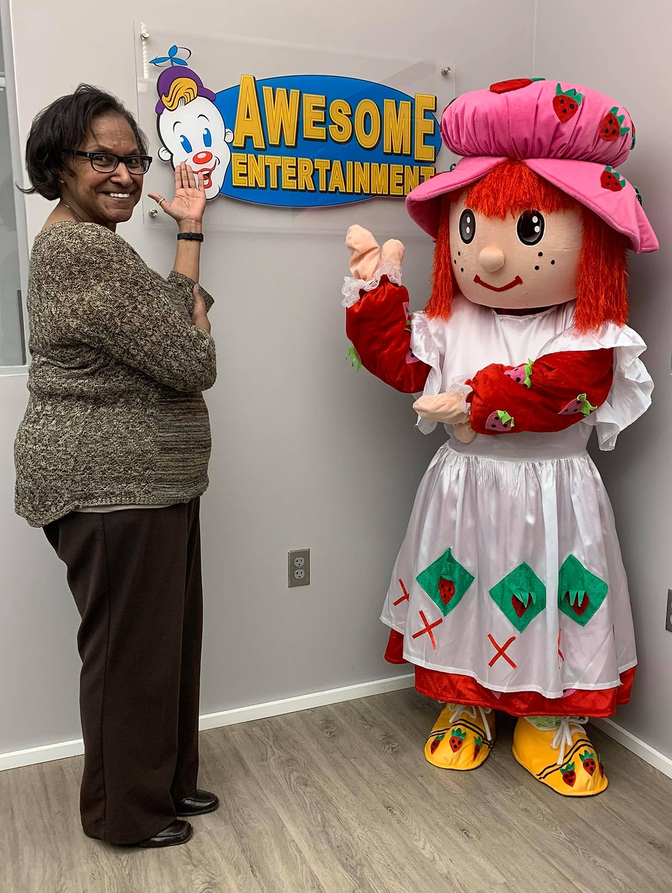 Thumbnail: Plain City, Ohio Strawberry shortcake birthday character for hire  Bexley, Ohio