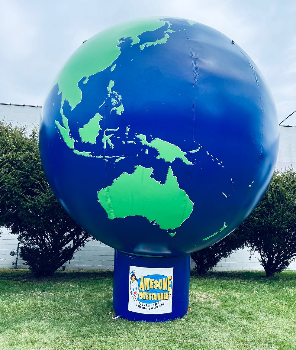 Thumbnail: Giant Inflatable Earth rentals Columbus, Ohio Inflatable Globe Advertisement Rentals Cleveland, Ohio