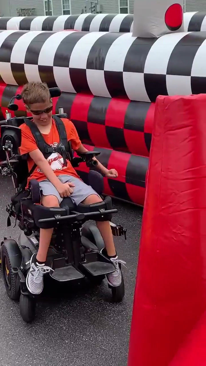Thumbnail: Columbus, Ohio Wheel chair inflatable obstacle course -  Dayton, Ohio handicapped obstacle course rentals