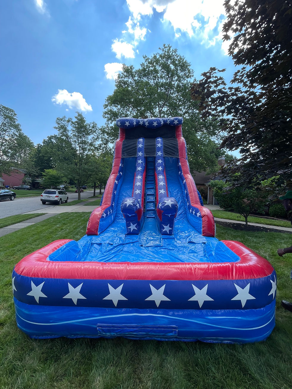 Thumbnail: Rent a water slide in Columbus, Gahanna, Newark, Powell, Dublin, Upper Arlington, Plain City, Hilliard, Galloway, London, OH