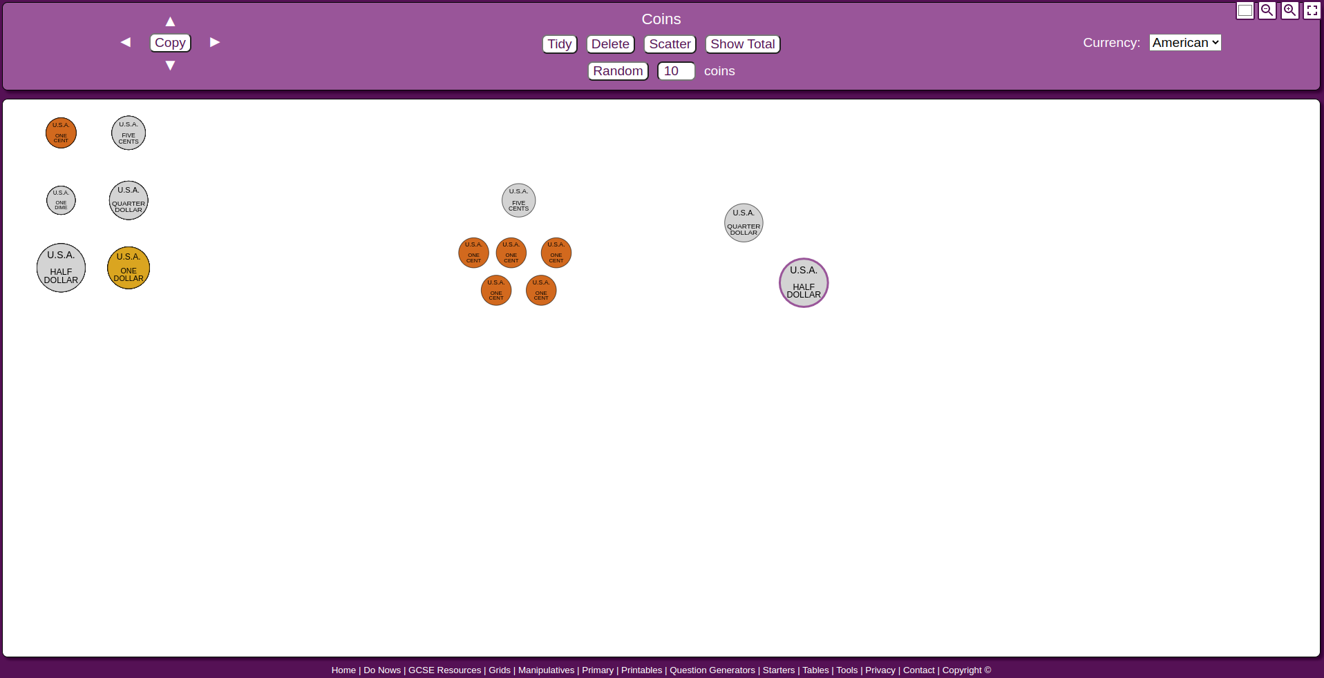 Mathbot Task Coins from MathsBot | A Dash of Research
