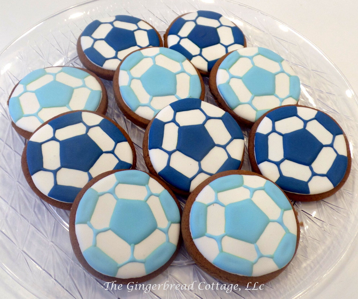 Soccer Ball Cookies - Dozen