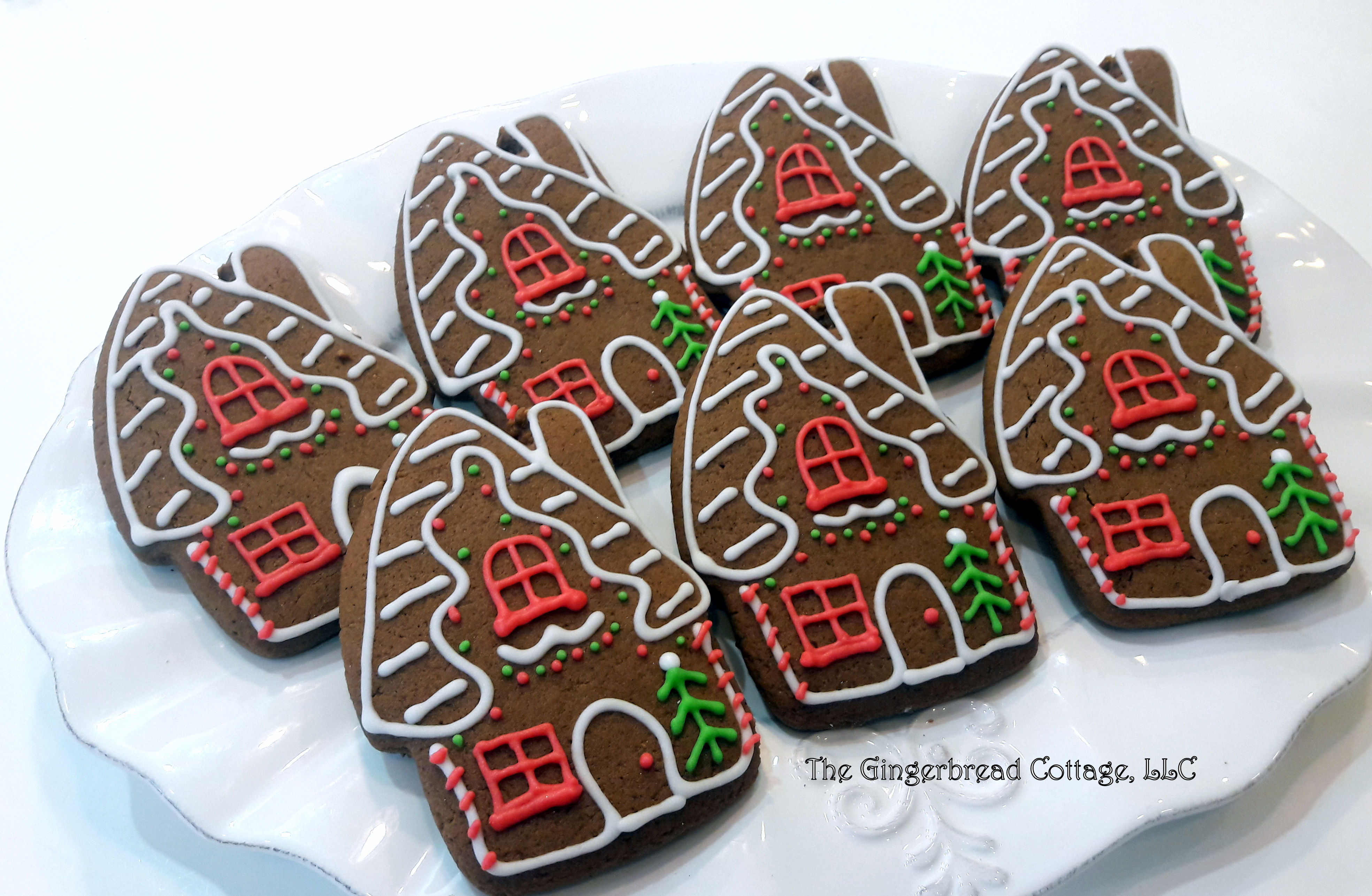 Christmas Gingerbread House Cookie~ Dozen
