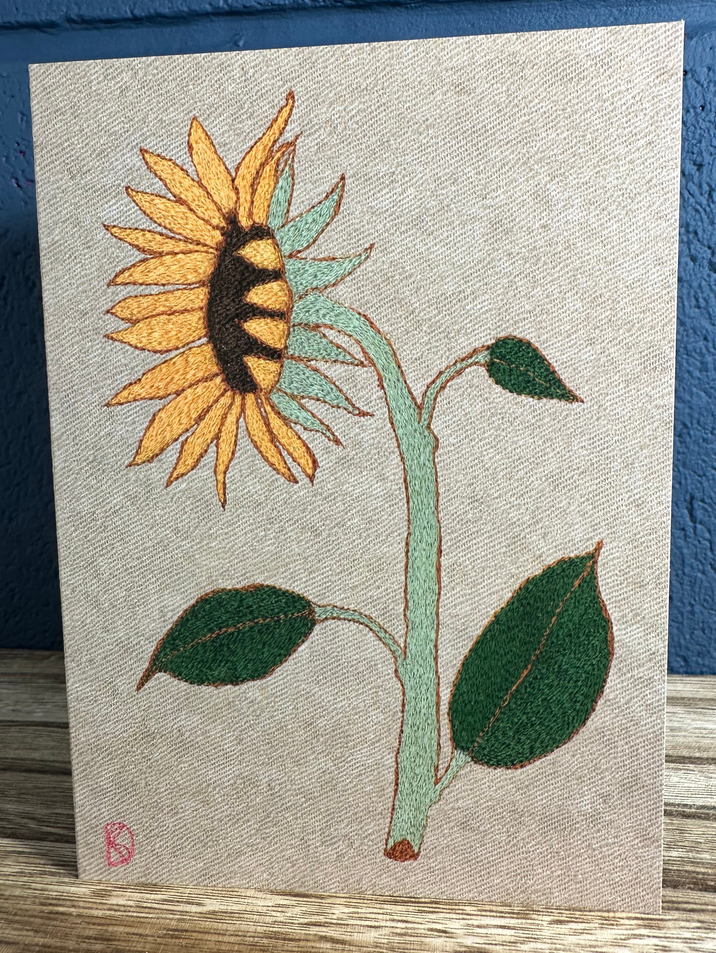 Sunflower Card