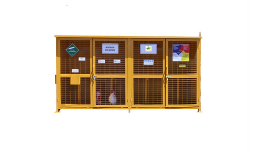 Bodega RF120 para 12 Cilindros (llenos y vacíos)