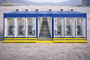 Baño Simple 12 - Módulos Separados 1,25m (frente) x 2,5m (fondo)