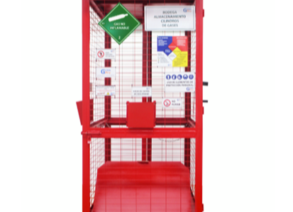 Jaula para 2 Cilindros, no inflamables