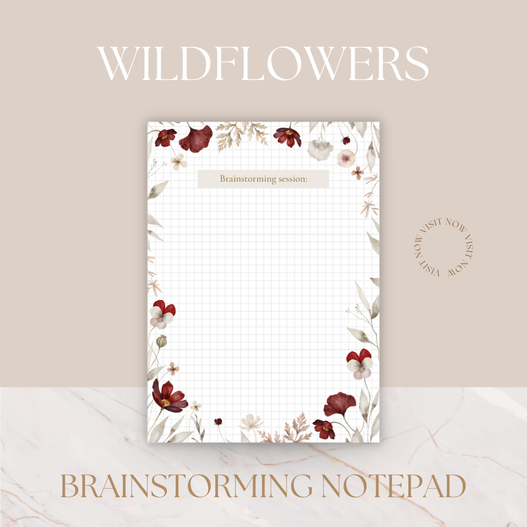 A5 Brainstorming Session Notepad
