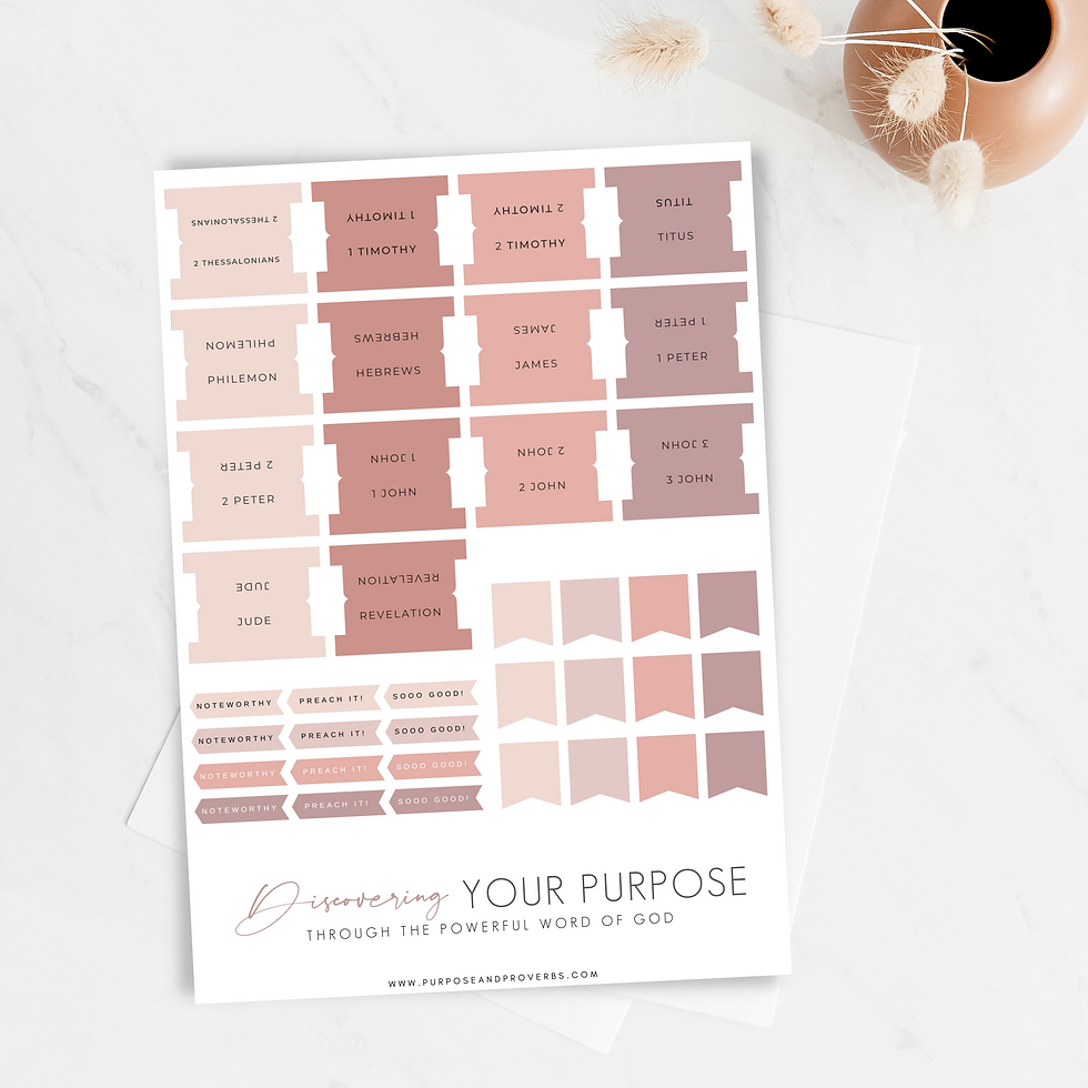 Thumbnail: Blushing Neutrals Bible Tabs
