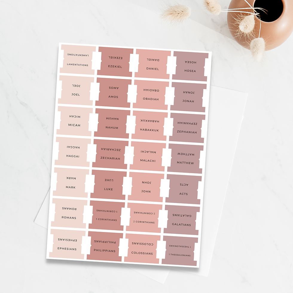Thumbnail: Blushing Neutrals Bible Tabs