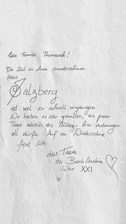 This is what our guests say about their holiday in Bad Aussee in the Salzkammergut_