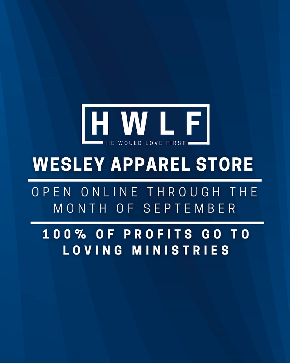 Wesley Apparel Store  | Open through September!