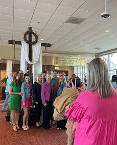 Wesley Church choir performing during a traditional worship service in Springfield, MO.