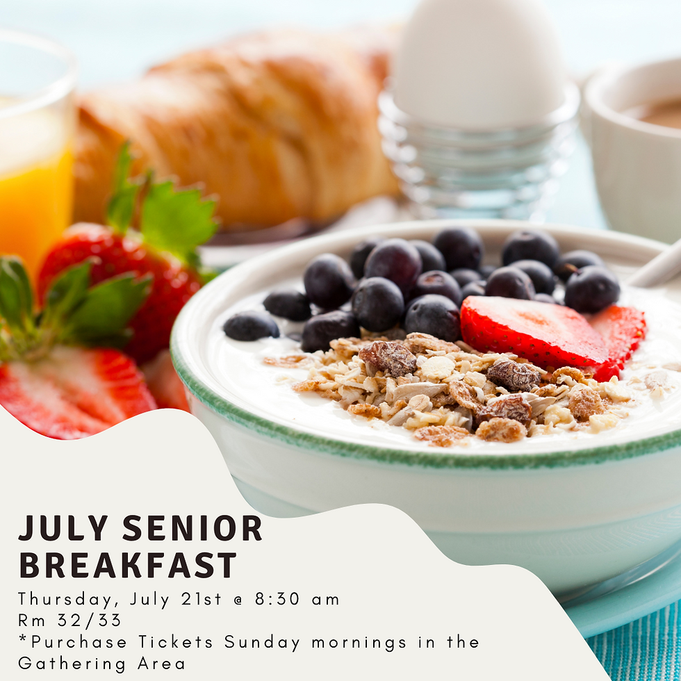 July Senior Breakfast