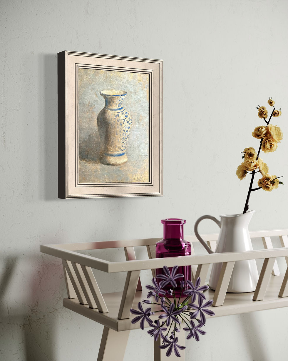 Thumbnail: ‘White & Blue Vase’