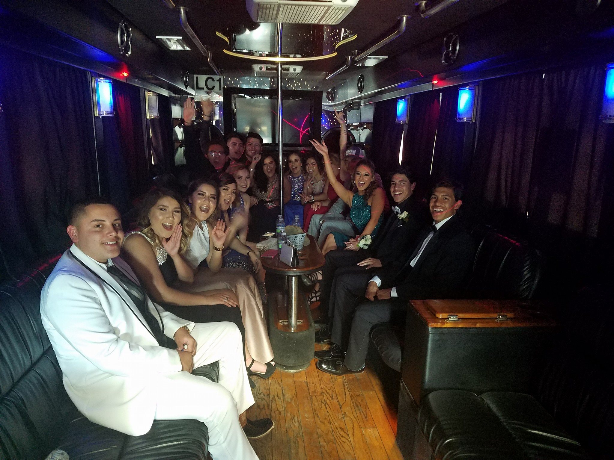 "Celebrity Style" Party Bus-Interior
