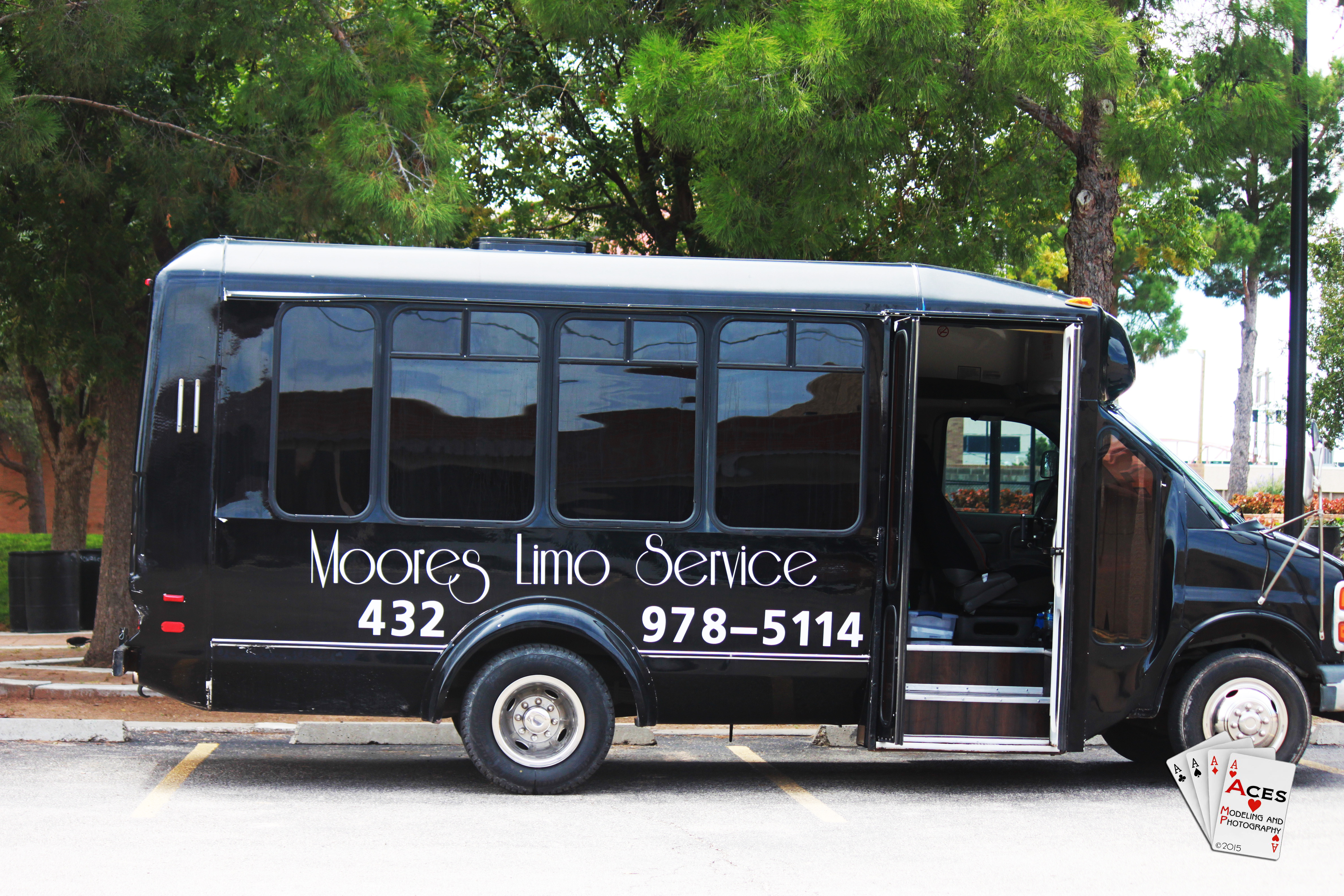 "Jet Black" Party Bus