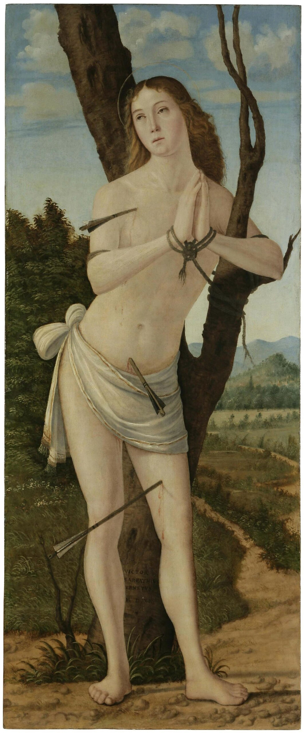 SVETI SEBASTIJAN, 1514., VITTOREA CARPACCIA, STROSSMAYEROVA GALERIJA STARIH MAJSTORA - HAZU