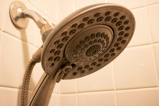 Shower Head with Buildup