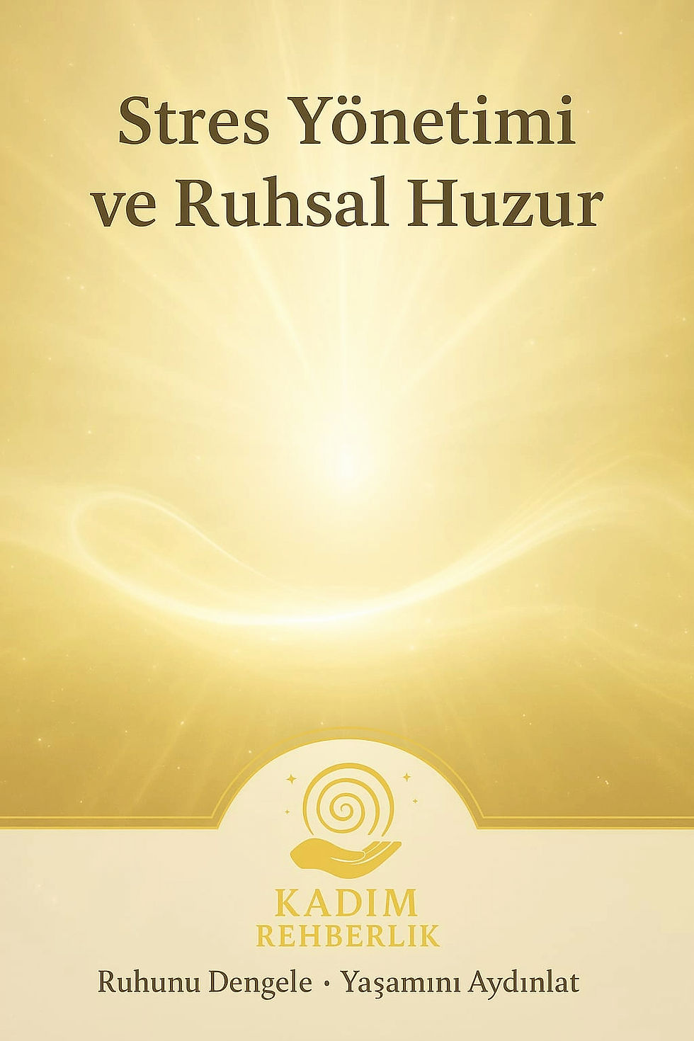 Doğal bir ortamda sakinliği ve dengeyi simgeleyen görsel. Ruhsal huzur, stres yönetimi ve içsel dengeyi temsil eder.