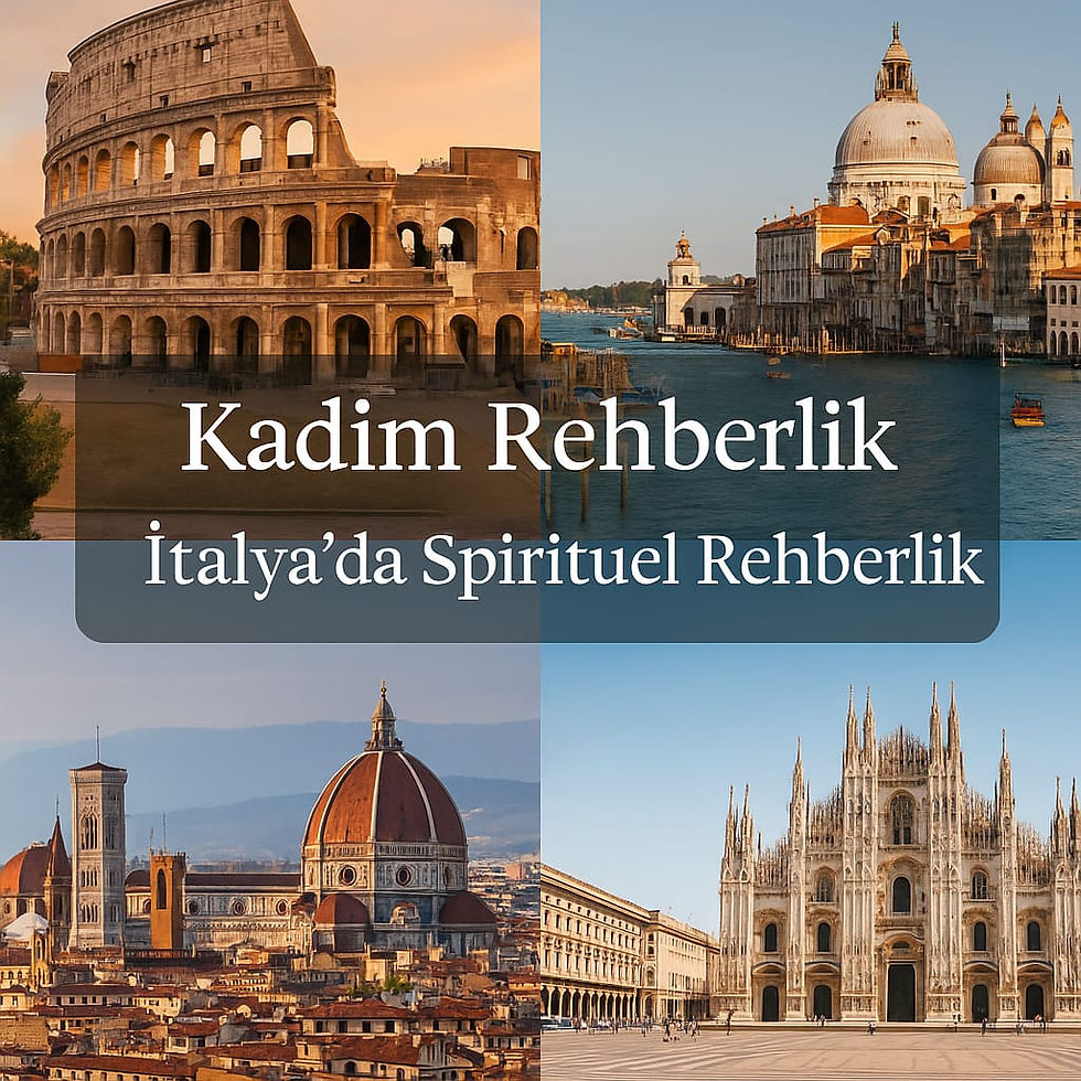 İtalya genelinde sunulan spiritüel rehberlik yaklaşımını temsil eden Kadim Rehberlik kapak görseli. Immagine di Kadim Rehberlik che rappresenta l’approccio di guida spirituale offerto in tutta Italia.