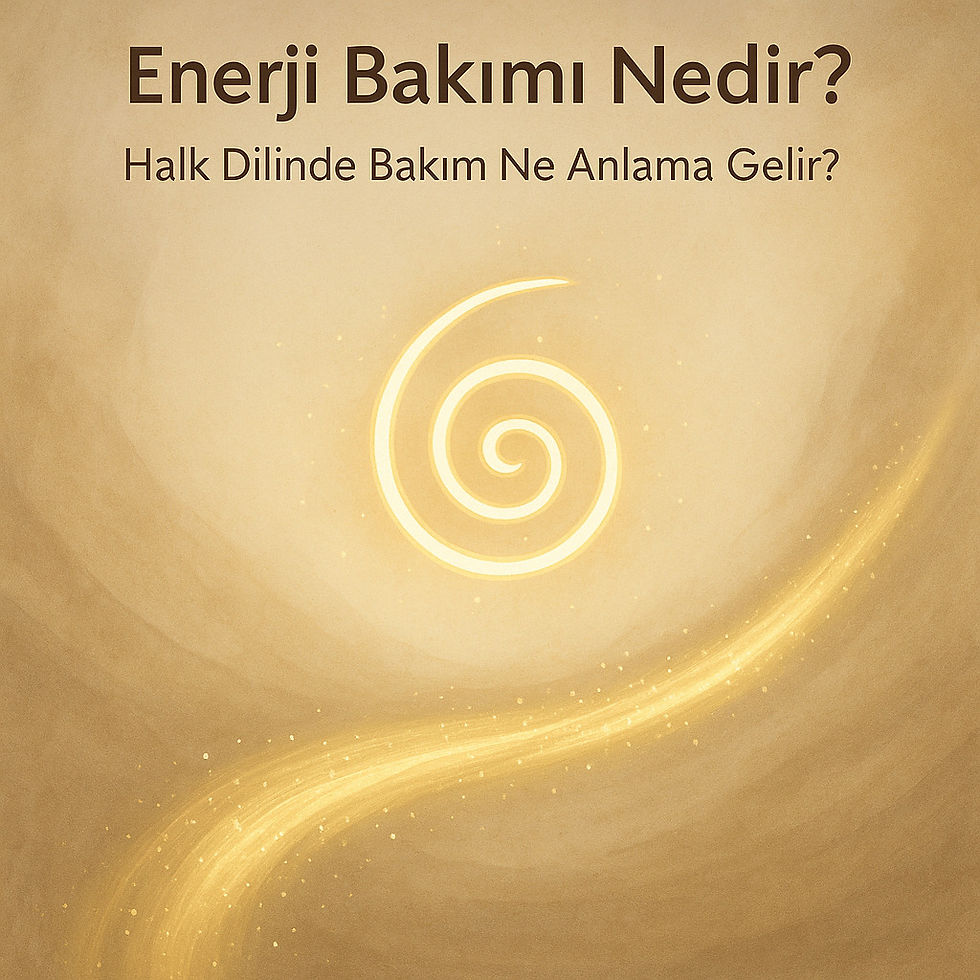 Enerji bakımı, halk arasında “bakım yaptırmak” olarak bilinen sürecin farkındalık temelli açıklamasıdır. Kadim Rehberlik’te bu süreç, enerjinin dengelenmesi ve içsel farkındalığın güçlenmesi olarak ele alınır.