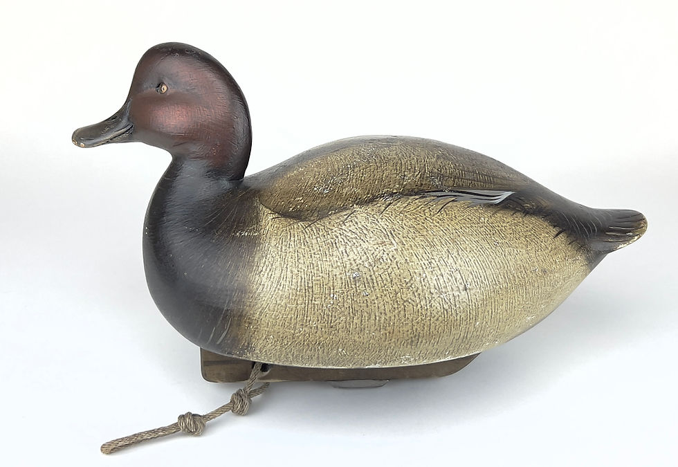 Jim Schmiedlin - Redhead Duck Decoy - A&M Decoys & Folk Art