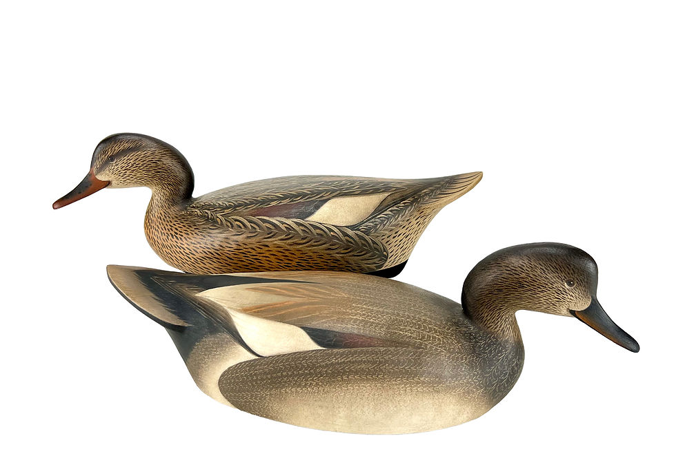 Rare Gadwall Decoys Leo McIntosh A&M Decoys & Folk Art