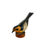 Thumbnail: Jess Blackstone Miniature - Early Miniature Blackburnian Warbler Carving - A&M Decoys & Folk Art