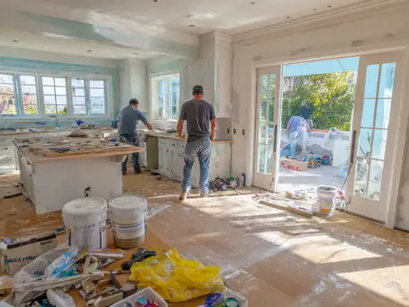 Los Angeles kitchen remodel under construction