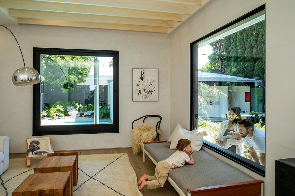 LA garage conversion ADU interior