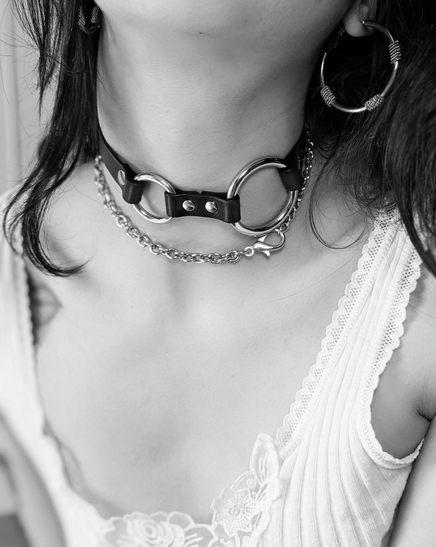 Double Ring Choker