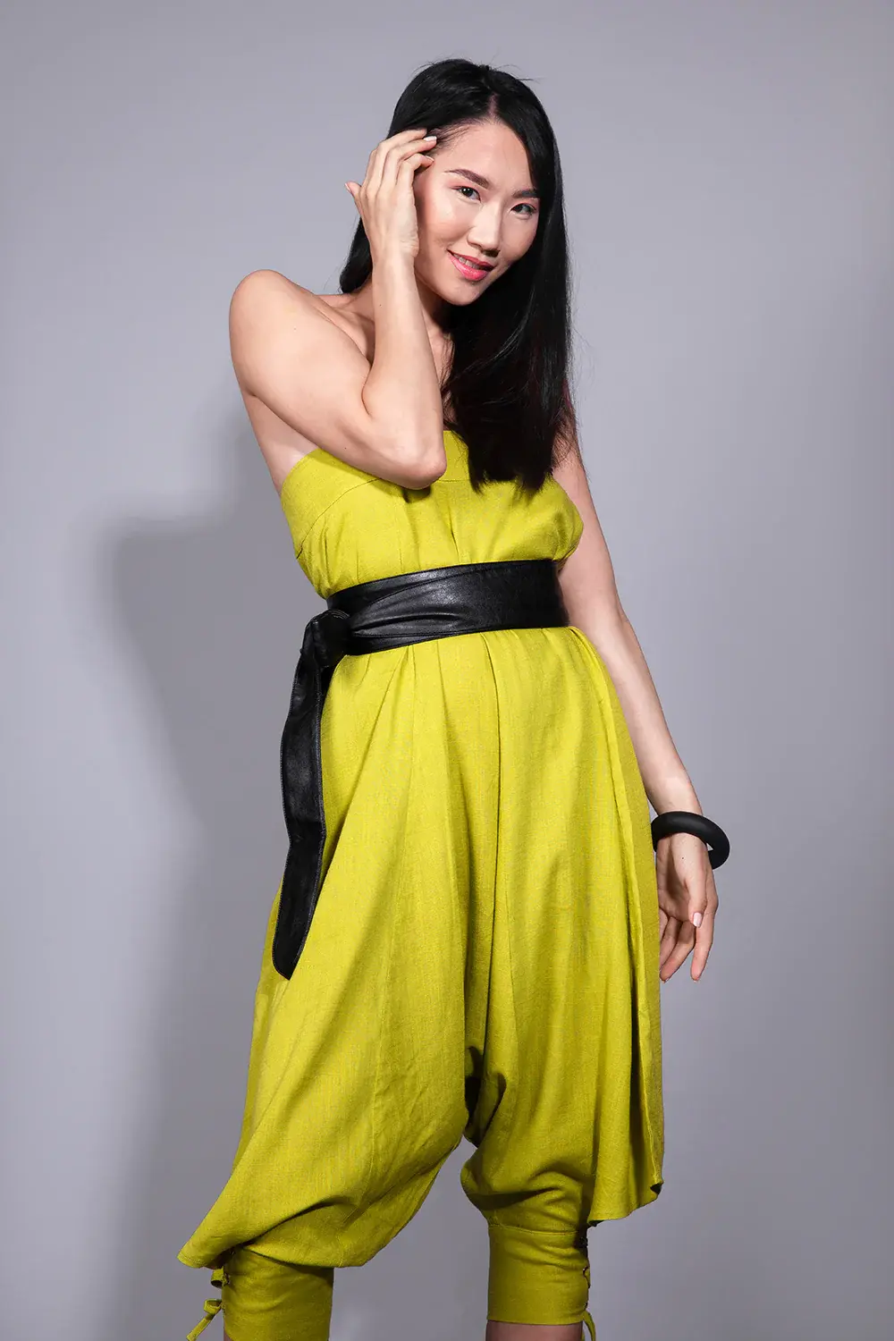 Genuine Leather Extra Long Wrap Belt