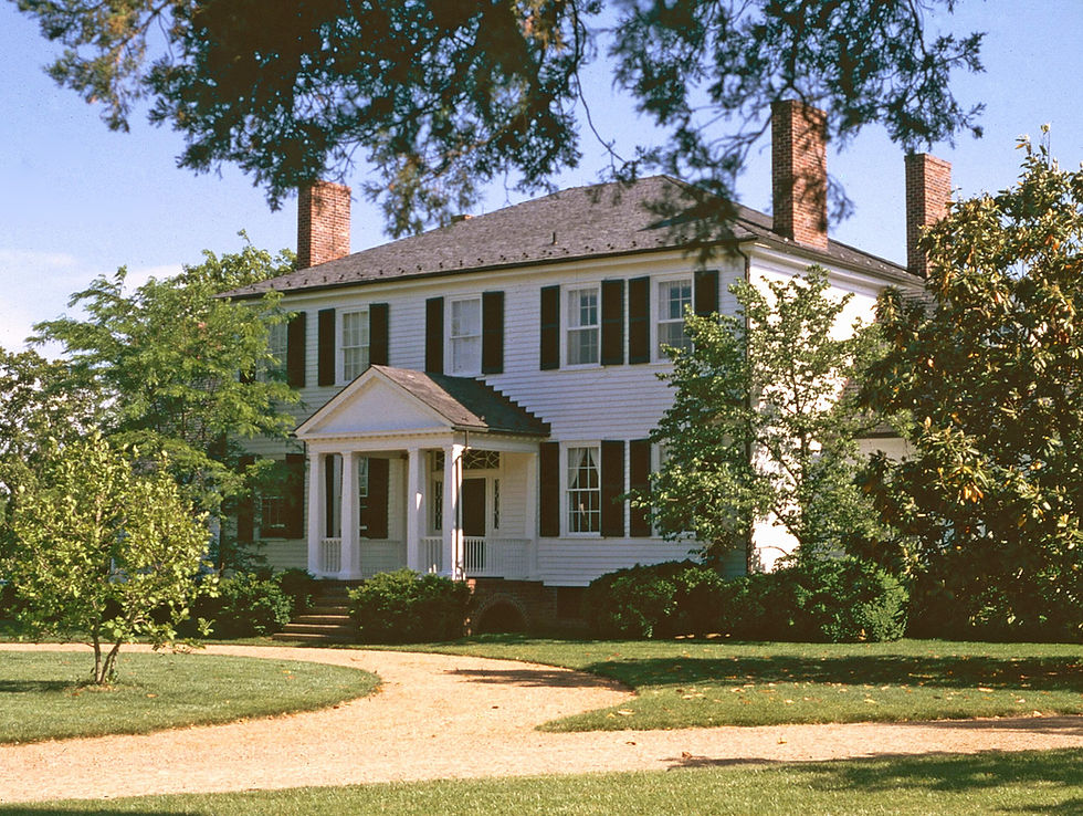 Rear Elevation. Photo credit: Calder Loth/DHR, 1990