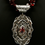 Thumbnail: Gemstones Mixed Shape Garnet Gemstone Sterling Silver Pendant Necklace