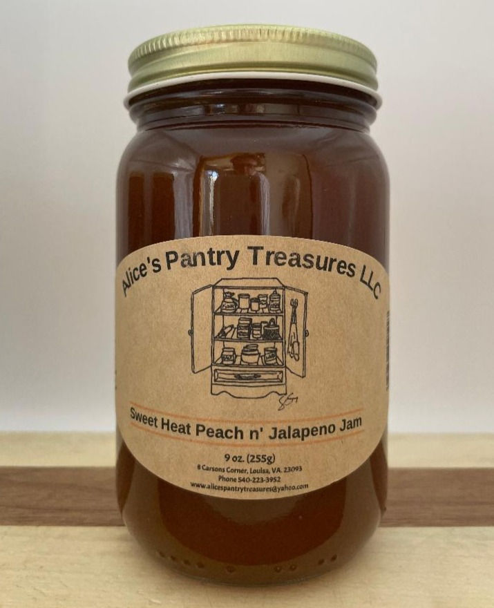 Sweet Heat Peach n' Jalepeno Jam