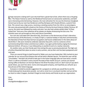May 2026 Fred-Este Association Newsletter