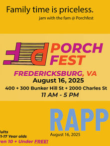 PorchFest 2025: Music Takes Over the Porches of Fredericksburg