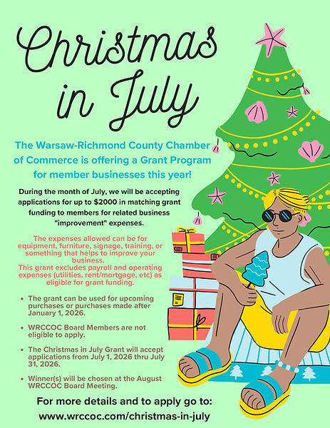 Christmas in July Grant Program