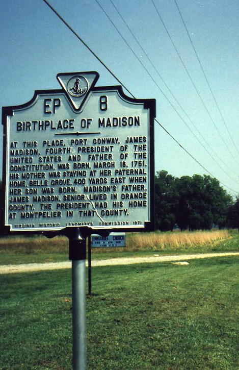 james madison birthplace