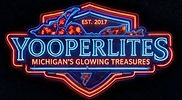 Yooperlites Michigan's Glowing Treasures logo, Est. 2017