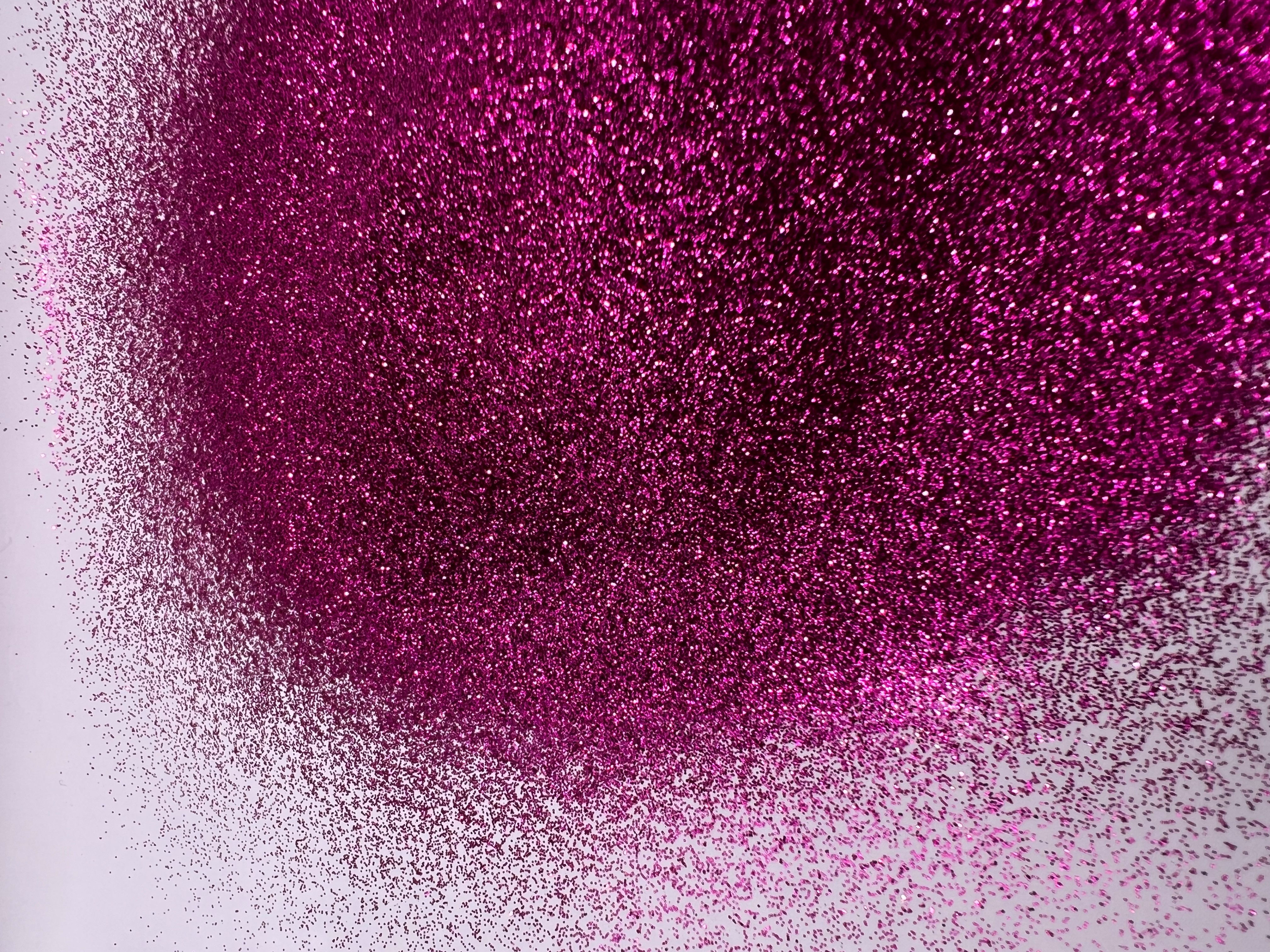 It's A Girl- Dark Pink Metallic Glitter