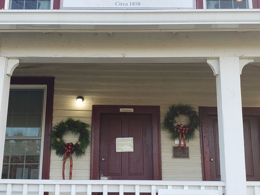 The Graffiti House Decorated for the Holidays
