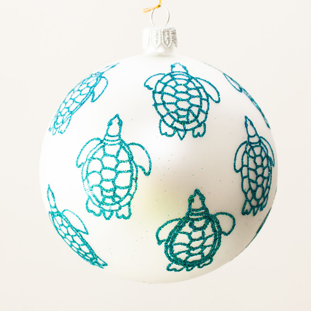 #2333 - Thomas Glenn "Sea Turtle" Ball Christmas Ornament