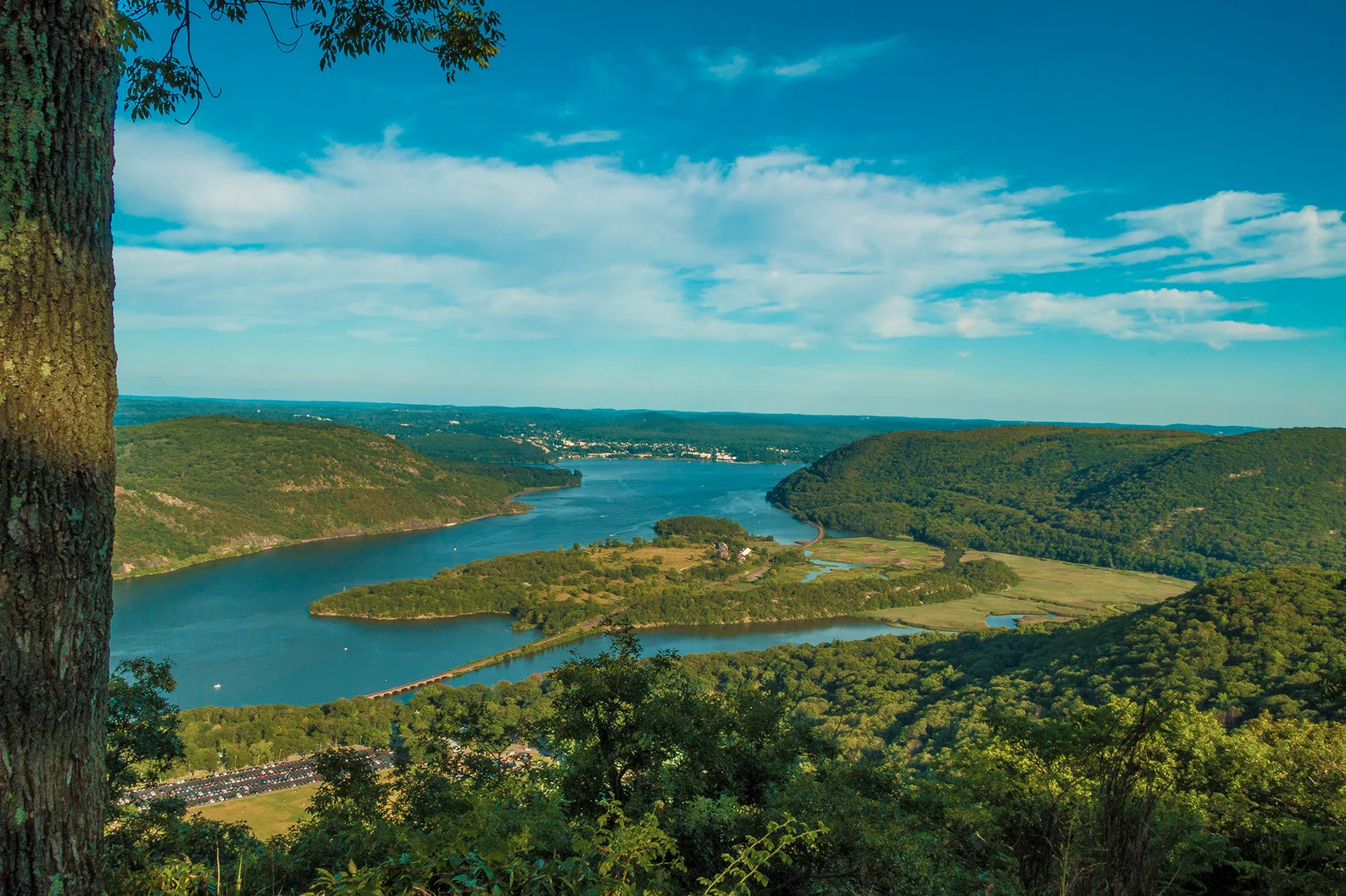 Hudson Valley Acrylic Photo: Perkins Drive Bear Mountain New York