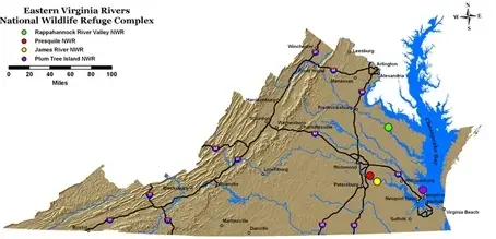 Rappahannock Wildlife Refuge Valley - Hutchinson Unit