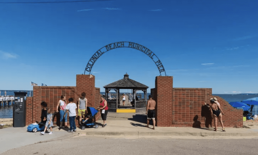 Colonial Beach is a beach town 