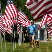 200 flags raise funds for veterans, honor everyday heroes