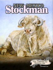 Creampuff Front Cover on Stockman Magazine September 2022